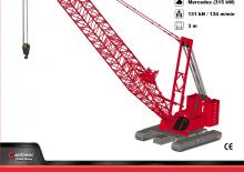 Верижни кранове - решетъчна стрела Manitowoc 15000 E
