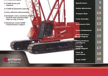 Верижни кранове - решетъчна стрела Manitowoc 180 E