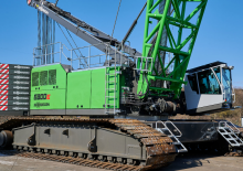 Верижни кранове - решетъчна стрела Sennebogen 6300E