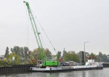Верижни кранове - решетъчна стрела Sennebogen 655E