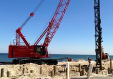 Верижни кранове - решетъчна стрела Manitowoc 8500-1