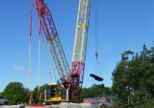 Верижни кранове - решетъчна стрела Terex-Demag CC 2500-1