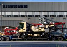 Верижни кранове - решетъчна стрела Liebherr LR 1110 