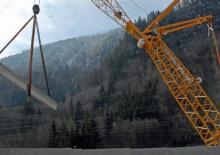 Верижни кранове - решетъчна стрела Liebherr LR 1250