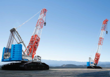 Верижни кранове - решетъчна стрела Hitachi Sumitomo SCX3500-3