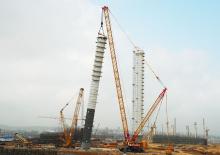 Верижни кранове - решетъчна стрела XCMG XGC28000