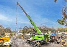 Верижни кранове - телескопична стрела Sennebogen 6103 E