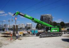 Верижни кранове - телескопична стрела Sennebogen 6113E