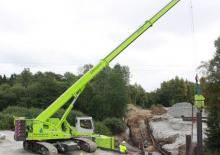 Верижни кранове - телескопична стрела Sennebogen 683 R