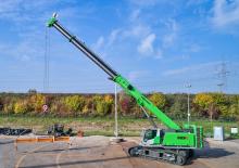 Верижни кранове - телескопична стрела Sennebogen 683E