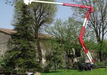 Пълзящи повдигачи с подвижна стрела Platform Basket SPIDER 22.10.46 kV