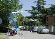 Пълзящи повдигачи с подвижна стрела Ruthmann BLUELIFT B39
