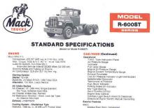 Влекачи Mack R-600ST T.M.C Type EM5-275 6x2