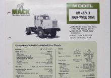Влекачи Mack RM 4874 X CA49 ET477 4x2